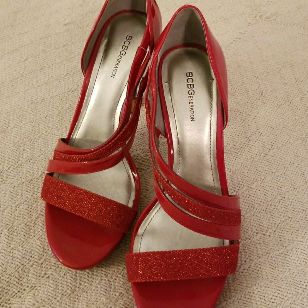 BCBGeneration red high heels